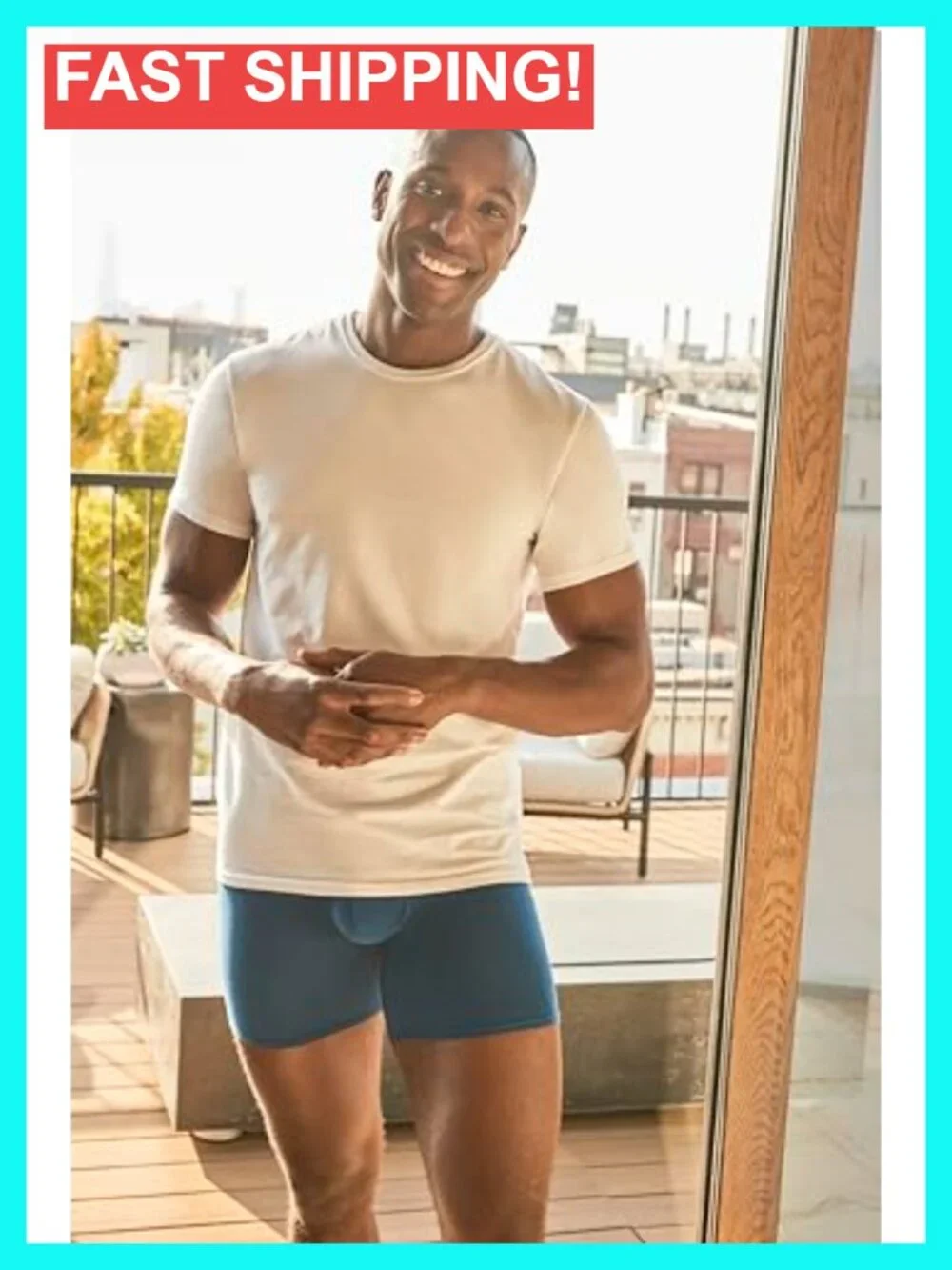 Classic Fit Men's Cotton Stretch Crewneck Undershirt Multipack